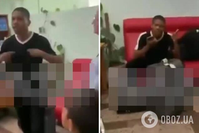 Вдарив чоловіка і напав на жінку: син президента ЦАР влаштував дебош у Росії. Відео