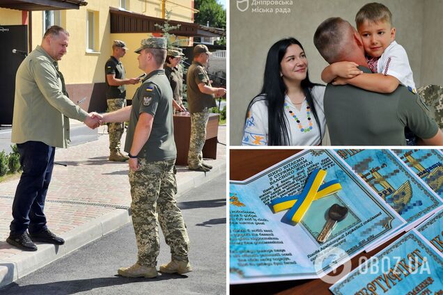 У Дніпрі до Дня міста 32 родини військових отримали ключі від нових квартир