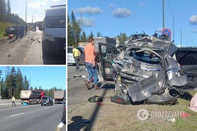 В России КамАЗ врезался в колону велосипедистов, убив спортсменов. Фото и видео