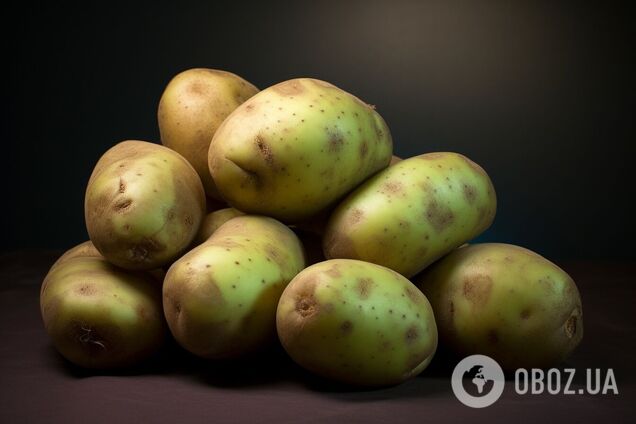 Чи можна їсти картоплю із зеленими плямами: чому вона стає такою