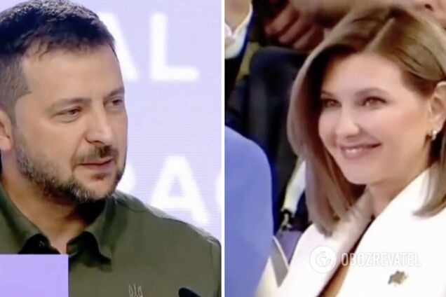 'Дорогая Елена...' Реакция Зеленской на слова президента растрогала сеть: момент попал на видео