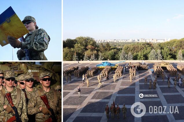 Курсанты-первокурсники Военного института КНУ им. Шевченко принесли присягу. Фоторепортаж