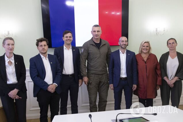 Кличко встретился с делегацией депутатов Национального собрания Франции