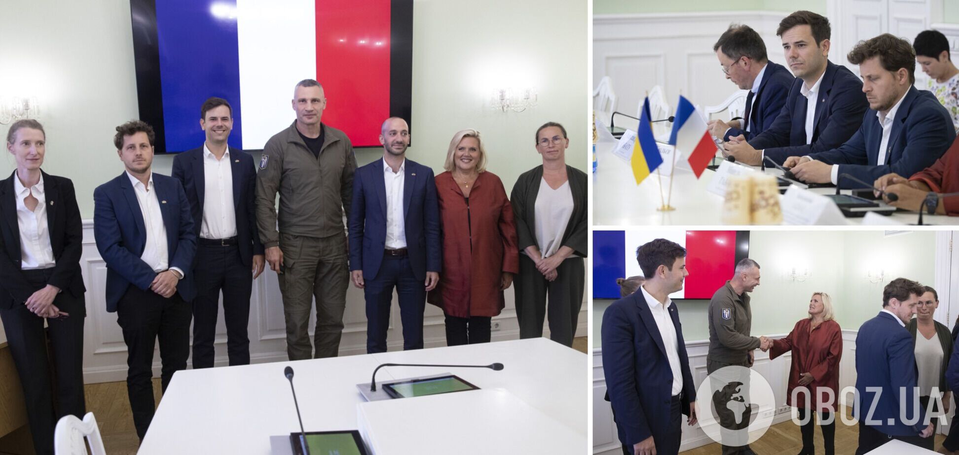 Кличко встретился с делегацией депутатов Национального собрания Франции