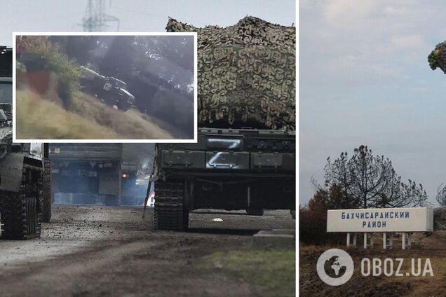 Партизаны АТЕШ обнаружили военную базу с российской техникой на окраине Бахчисарая в оккупированном Крыму. Видео