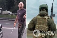 'Ты что, военный? Ху*во ты воевал': во Львове неадекват набросился на военного на трассе. Видео