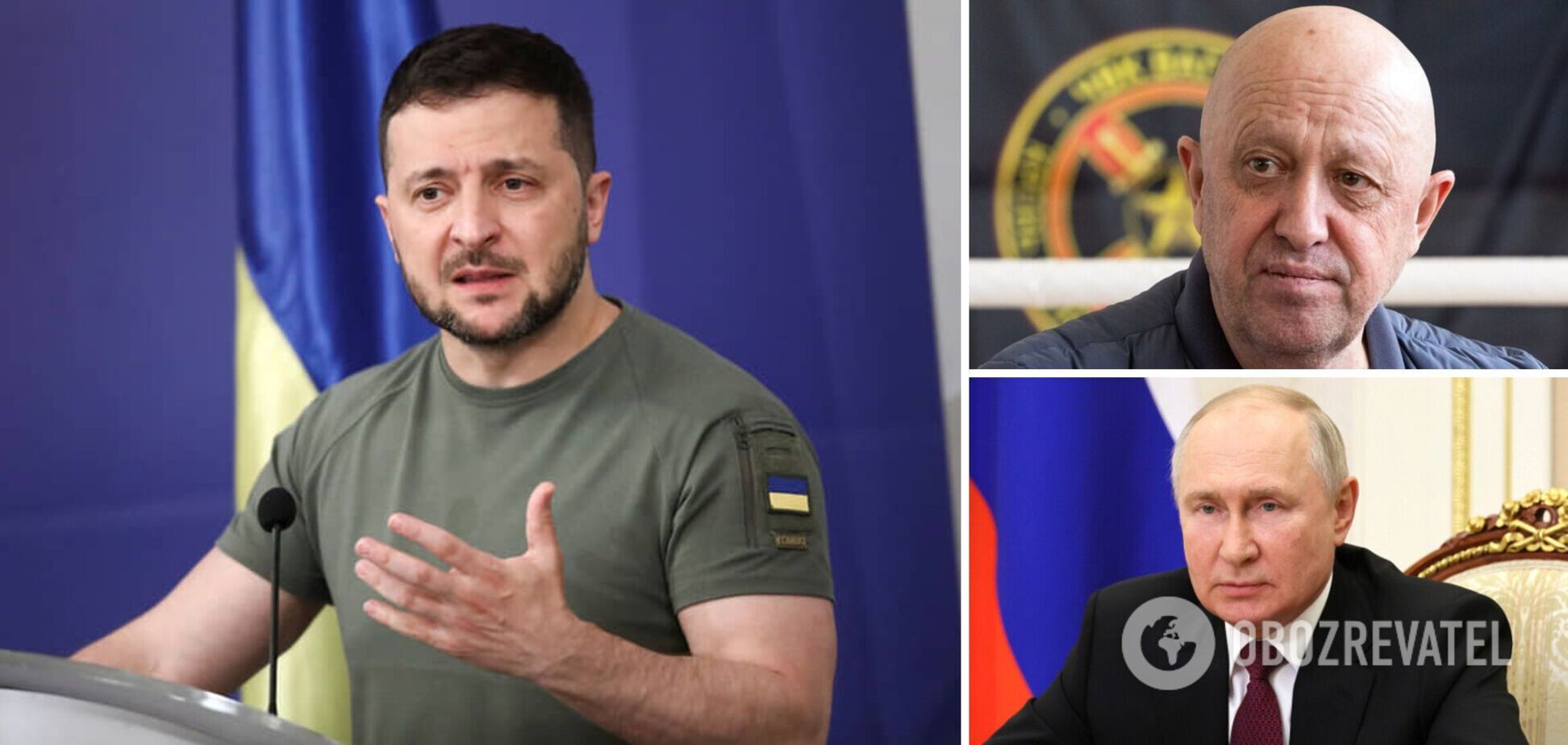 'На одного террориста меньше': Зеленский заявил, что у Украины есть информация, что Пригожина убил Путин