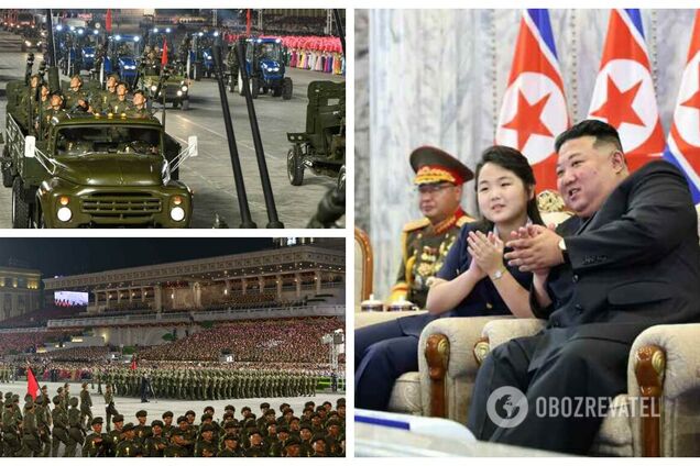 Ким Чен Ын отпраздновал 75-летие КНДР с юной дочерью, которая может стать его наследницей. Фото