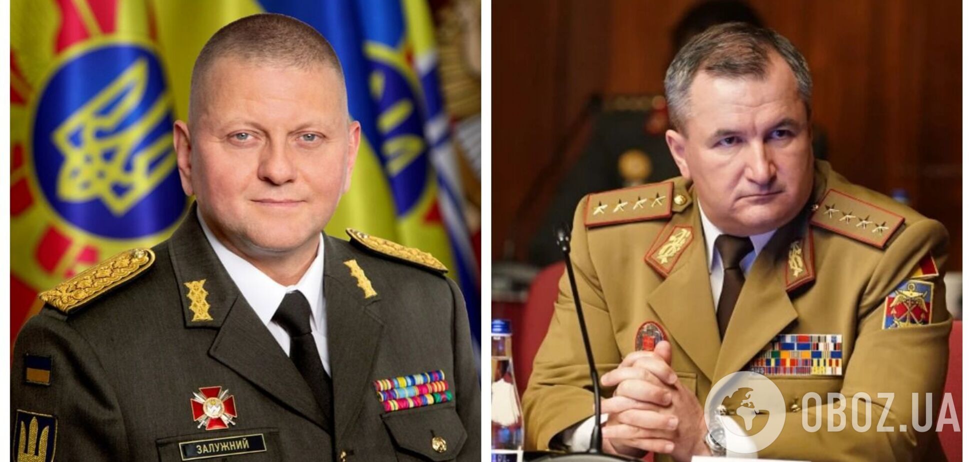 Залужный поговорил с начштаба обороны вооруженных сил Румынии: что известно