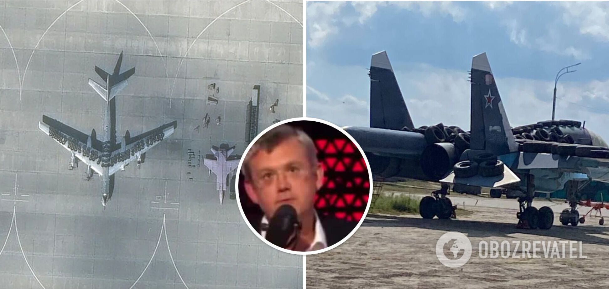 'Не придумали ничего другого?' Роспропагандисты не оценили 'маскировку' российских самолетов с помощью шин. Видео