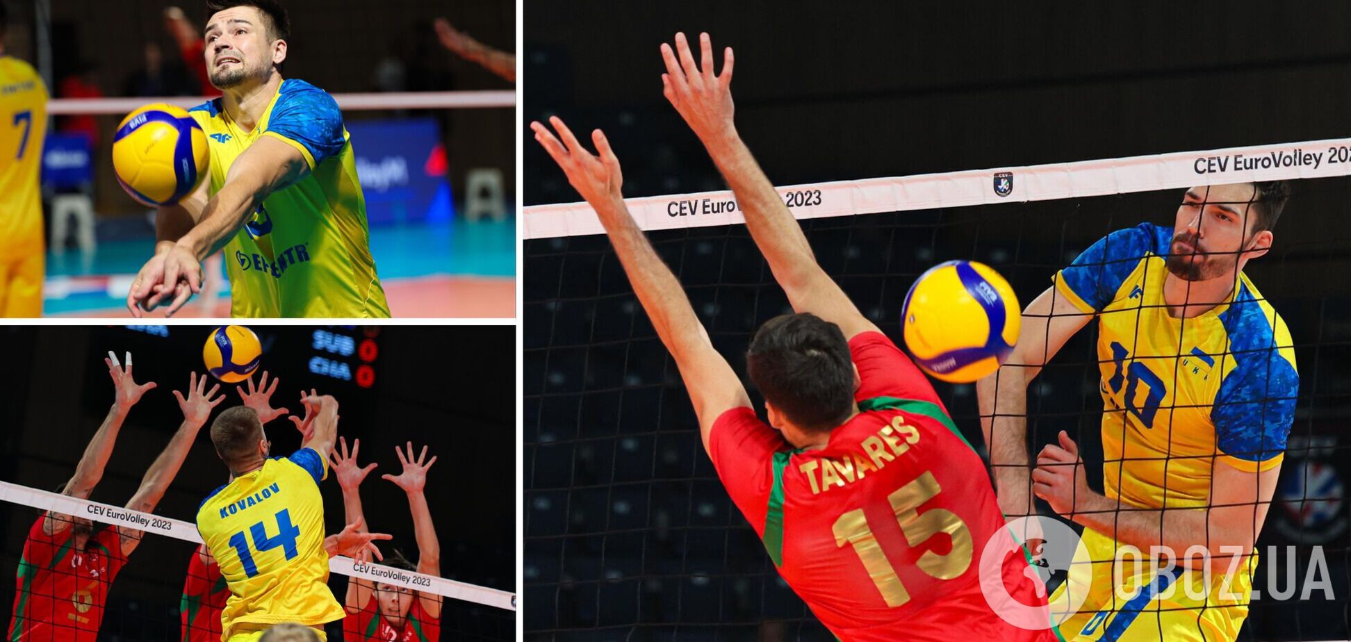 Украина с разгромной победой вышла в четвертьфинал чемпионата Европы по волейболу