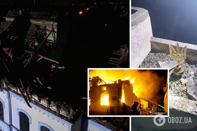 Атаковали дронами: оккупанты уничтожили музей Шухевича во Львове и повредили университет в Дублянах, где учился Бандера. Фото и видео