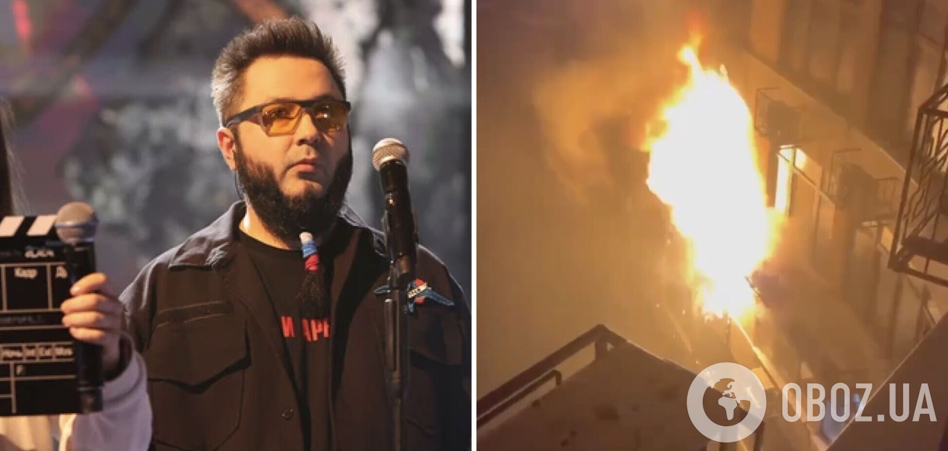 На пропагандистском Первом канале цинично спели 'Пливе кача', когда в Одессе горела многоэтажка, а украинцы прятались от БПЛА