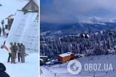 Горнолыжный курорт Драгобрат посетили сотрудники ТЦК. Фото и видео