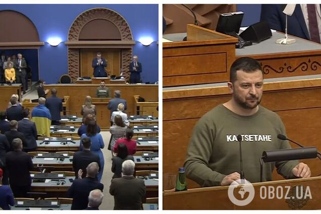 'Ми маємо виграти цю битву': Зеленський виступив на засіданні Рійгікогу Естонії та вказав на історичний момент. Відео