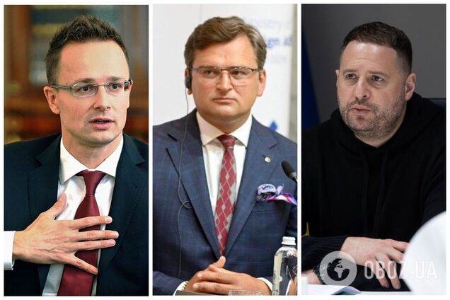 Сийярто, Кулеба и Ермак