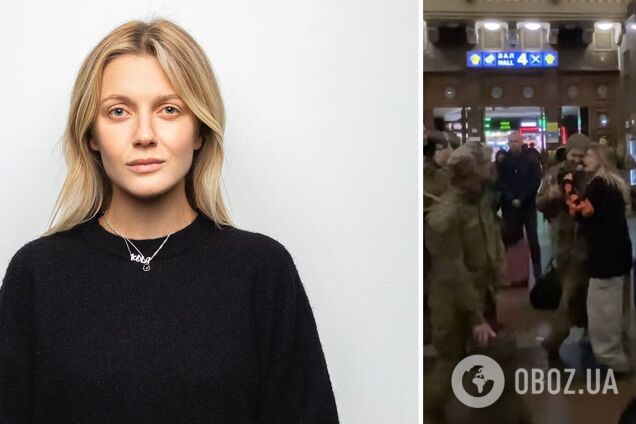 KOLA розплакалася під час виступу на вокзалі, побачивши військових: відео розчулило мережу