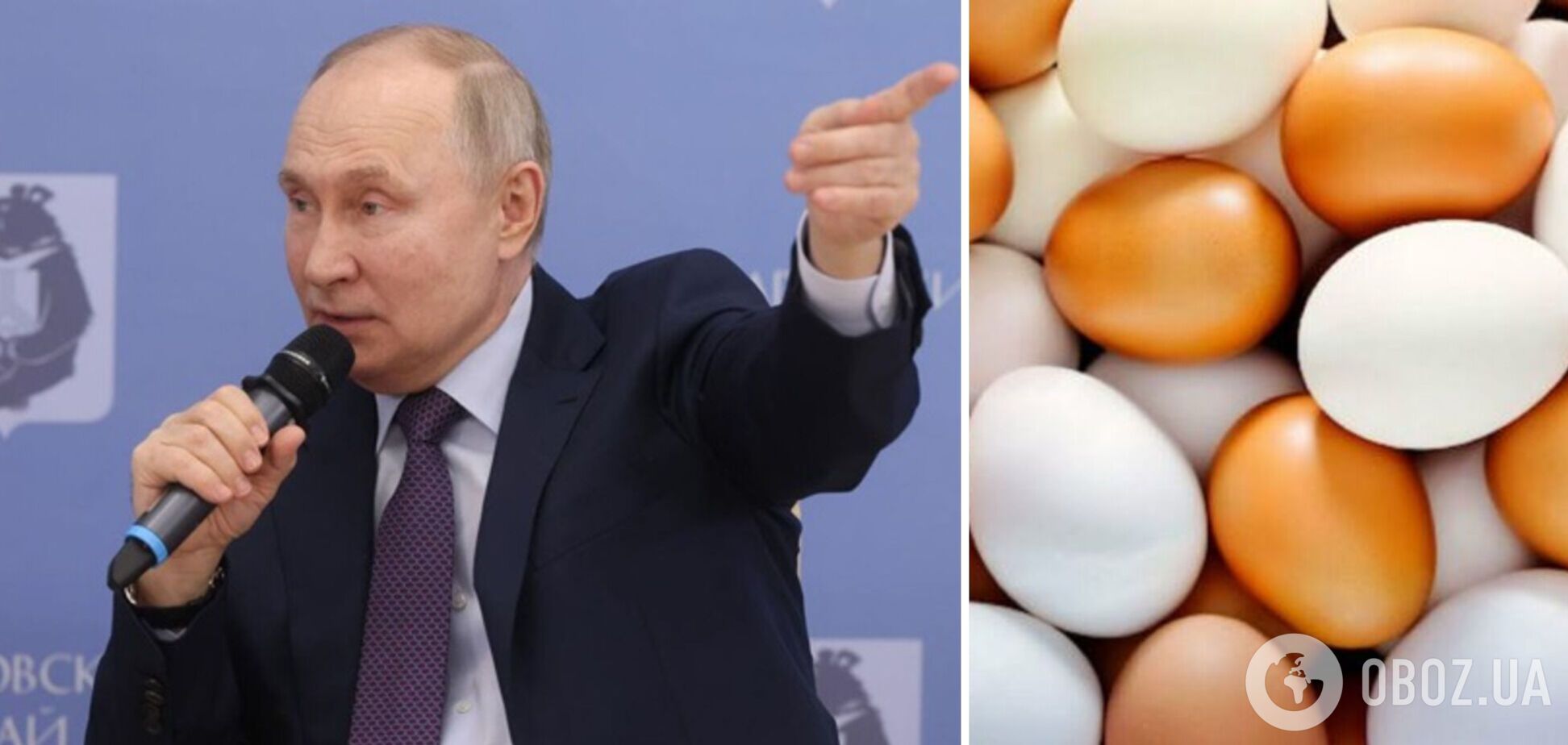 Путин объяснил удорожание яиц в РФ