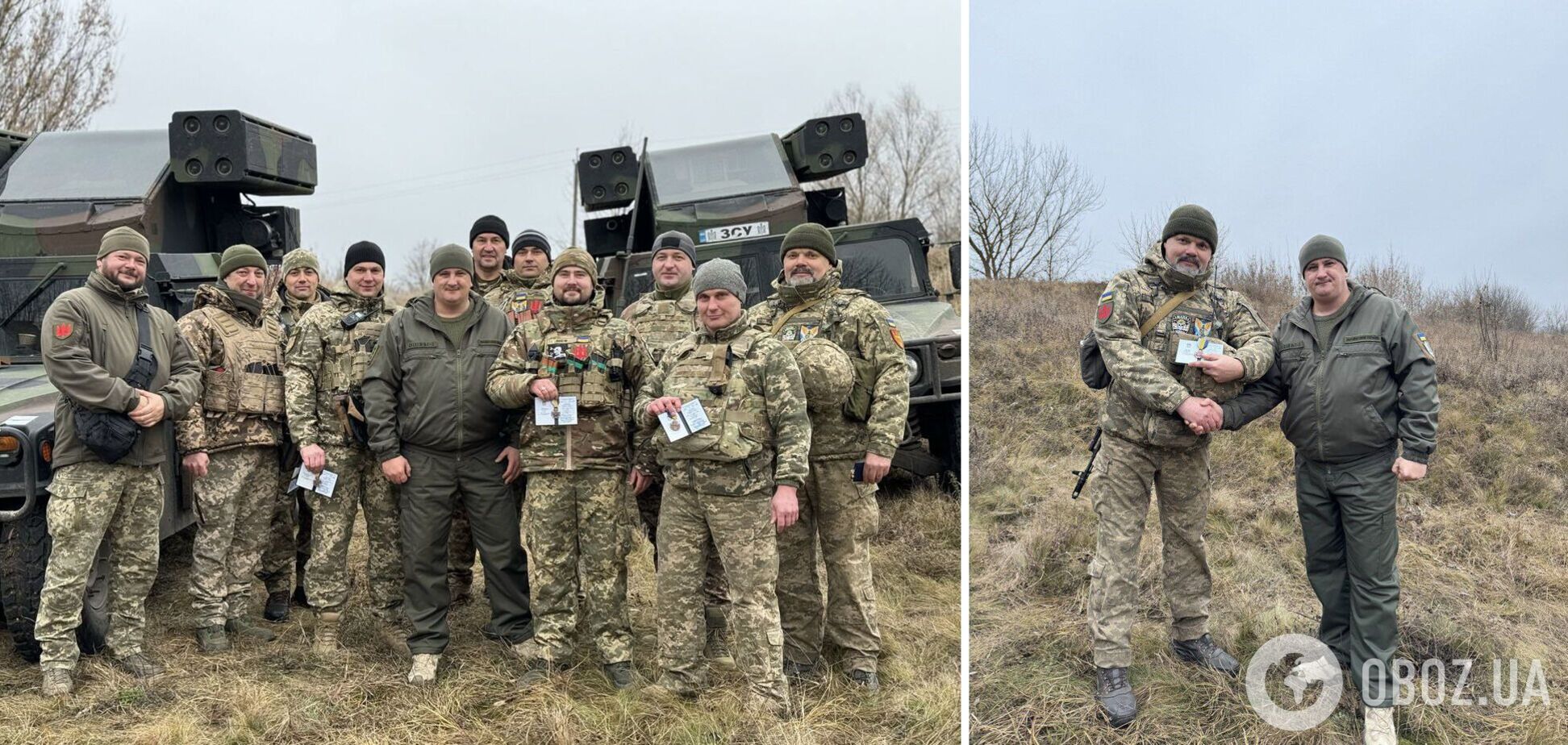 Залужний і Наєв нагородили відзнаками зенітників із Білоцерківського полку