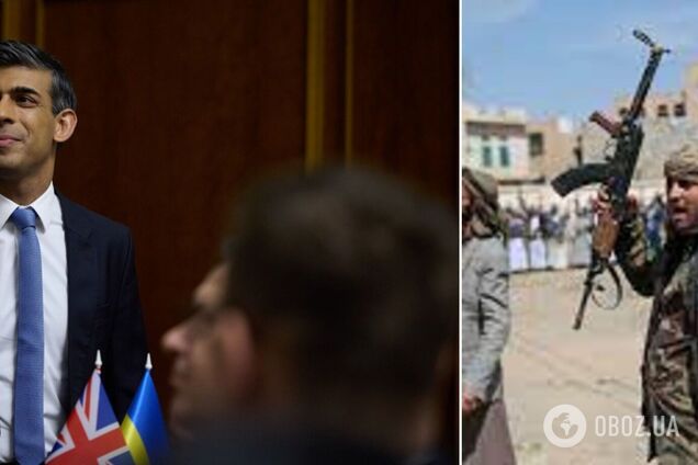 'Ігнорували неодноразові попередження': Сунак прокоментував удари Британії і США по об'єктах хуситів у Ємені
