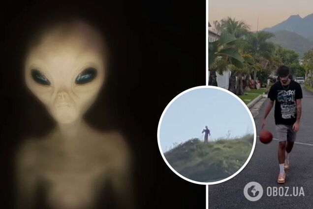 Тайна 'трехметрового пришельца' в Бразилии раскрыта: им оказался известный баскетболист. Фото и видео