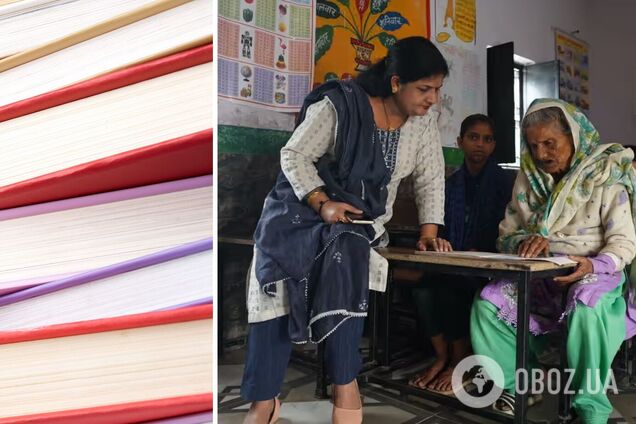 92-летняя бабушка стала старейшей ученицей начальной школы в Индии: она уже научилась читать и писать