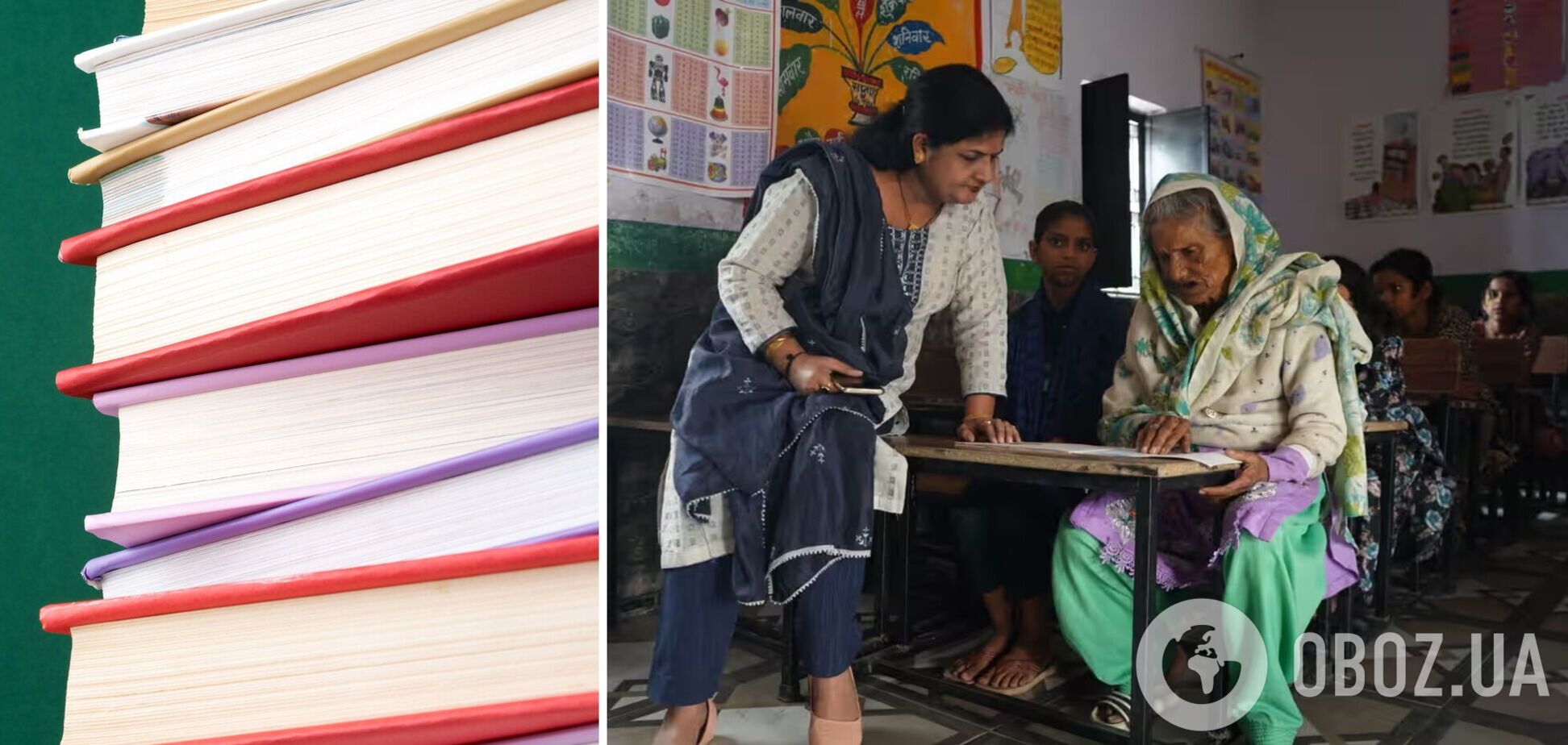 92-летняя бабушка стала старейшей ученицей начальной школы в Индии: она уже научилась читать и писать