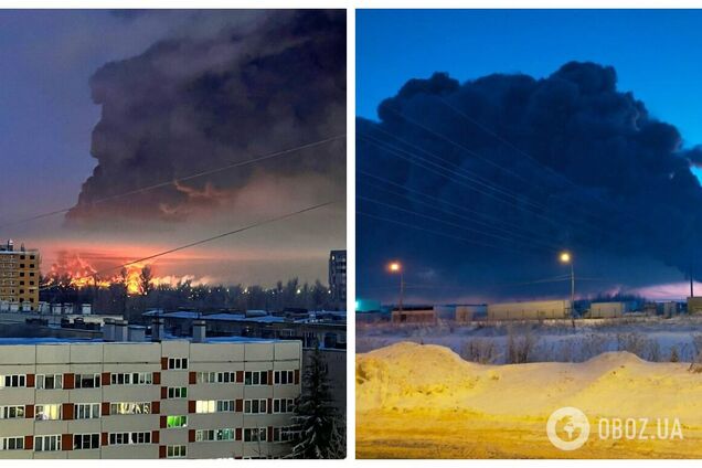 Атакували Україну, а горить у Росії! У Санкт-Петербурзі спалахнула гігантська пожежа на складах. Епічні фото та відео