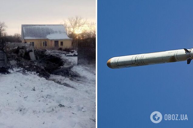 На Полтавщине российская ракета упала в частный двор и не разорвалась: ее изъяли. Фото