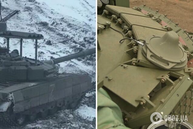 Об 'аналоговнете' забыли: в РФ начали монтировать на танки новый комплекс РЭБ поверх уже существующего