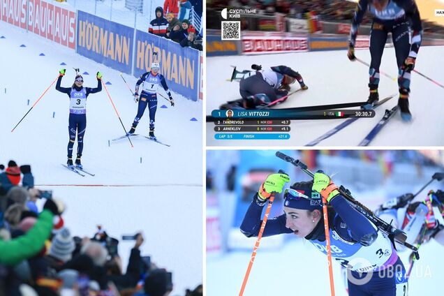 Гонка Кубку світу з біатлону ознаменувалася драматичним фінішом та ідеальною стрільбою від українки. Відео