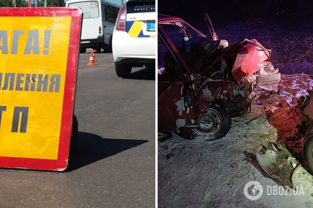 Авто вылетело на встречку: на Харьковщине в ДТП пострадали семь человек, среди травмированных – ребенок. Фото