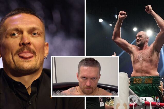 Сидить у бочці: Усик показав нове відео підготовки до бою з Ф'юрі