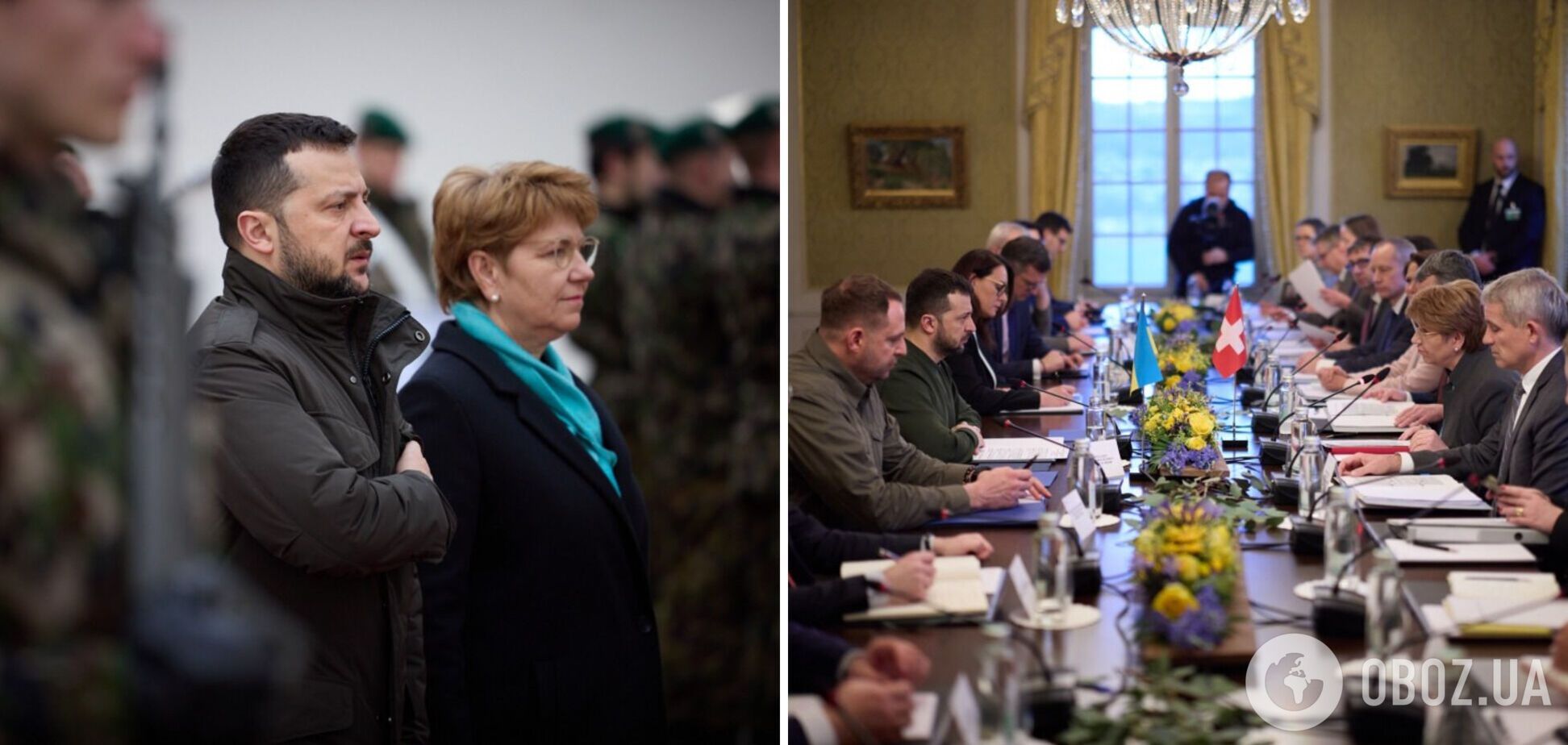 Зеленский прибыл с визитом в Швейцарию, провел переговоры с президентом и примет участие в форуме в Давосе: все подробности