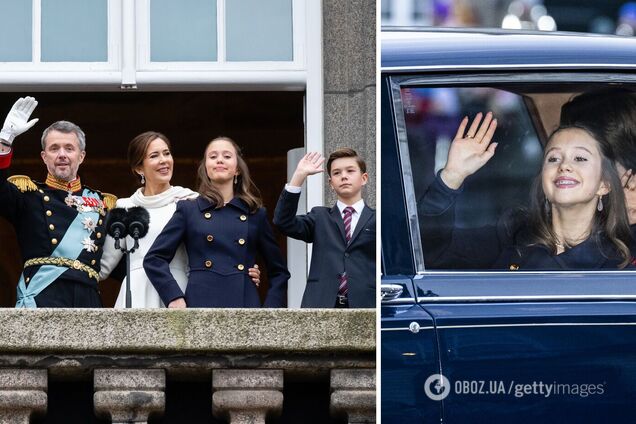 Луї в спідниці. 13-річна принцеса Жозефіна вкрала всю увагу публіки на церемонії проголошення Фредеріка X королем Данії