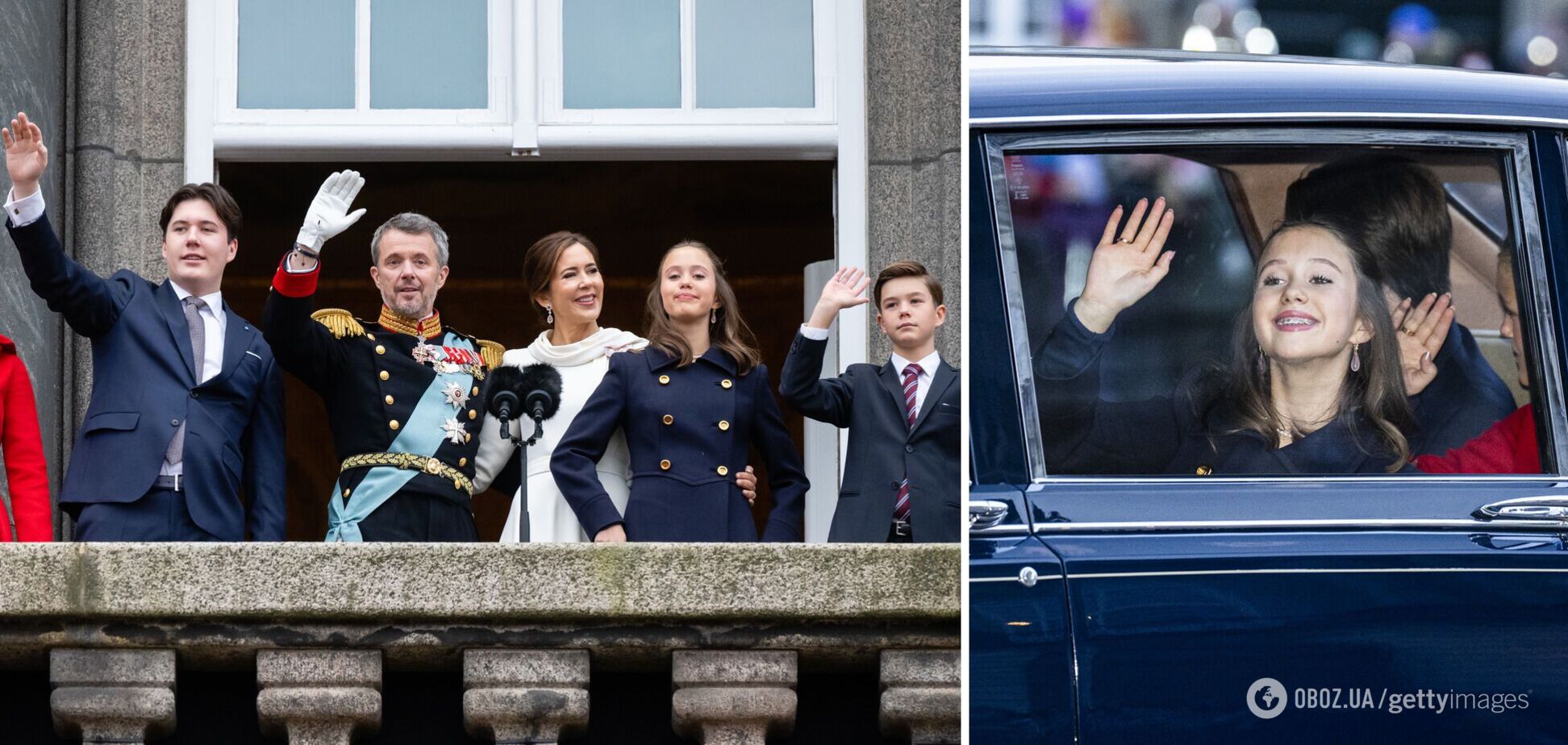 Луи в юбке. 13-летняя принцесса Жозефина украла все внимание публики на церемонии провозглашения Фредерика X королем Дании