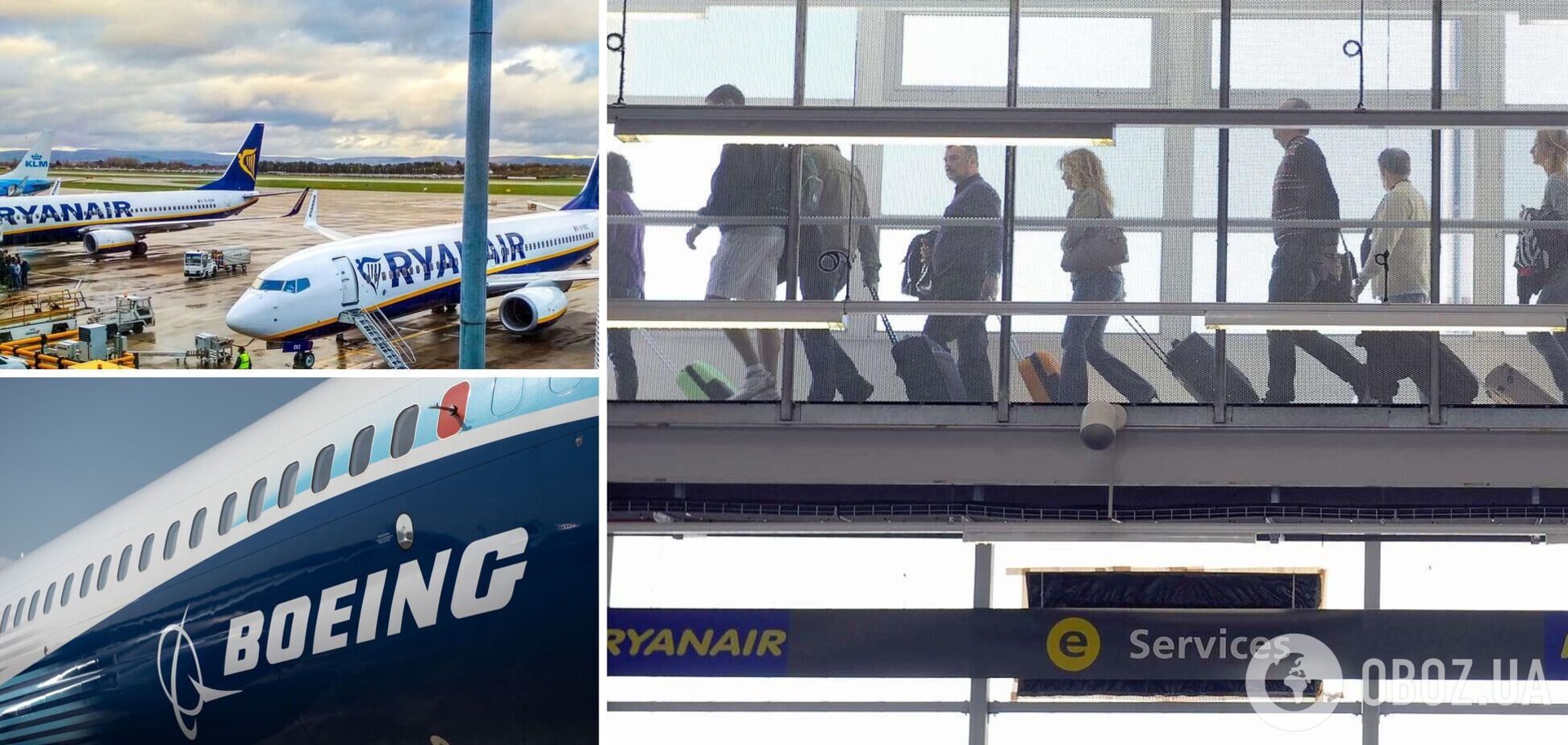 Ryanair попереджає про зростання цін на квитки