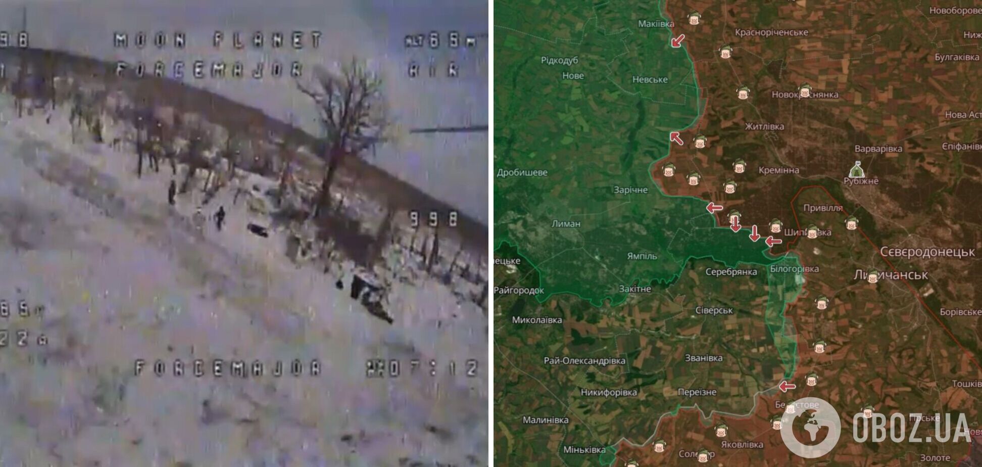 Отработали точно: защитники Украины уничтожили технику и живую силу оккупантов в Серебрянском лесу. Видео
