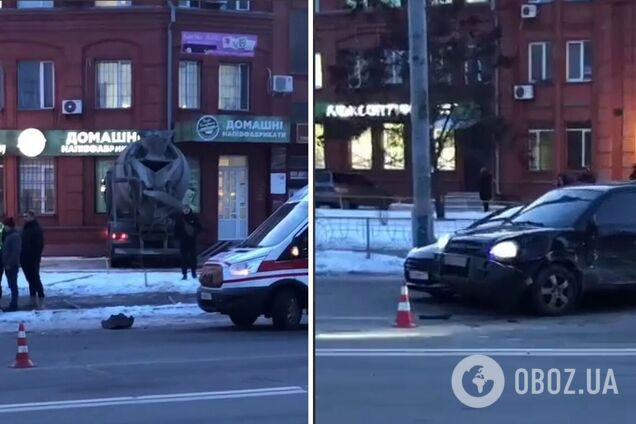 Нібито водію КамАЗа стало зле