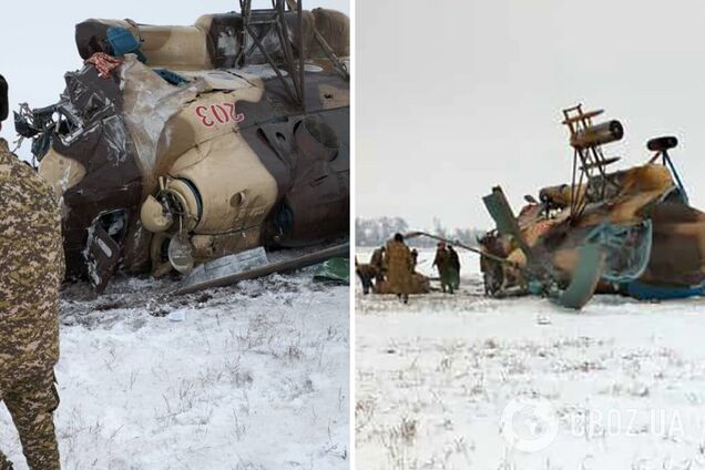 В Бишкеке упал военный вертолет Ми-8: есть погибший и раненые