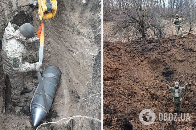 В Кировоградской области обезвредили боевые части ракет 'Кинжал', которые не разорвались при обстреле. Фото и видео