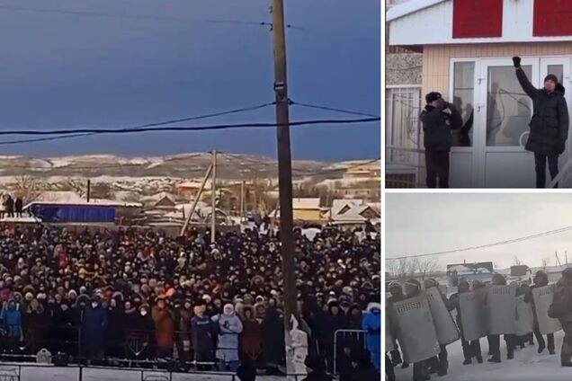 Власти выключили интернет и перекрыли дороги: протесты в Башкирии набирают обороты, тысячи людей вышли на акцию. Видео