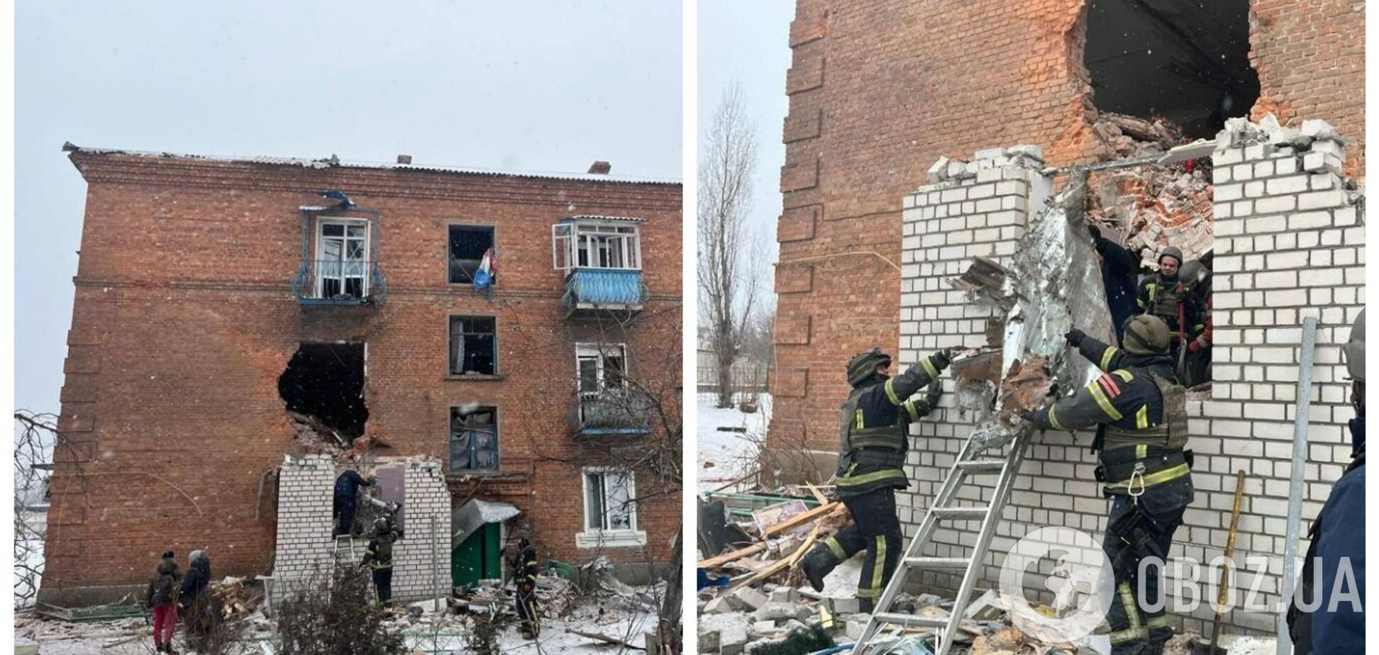 Оккупанты нанесли удар по Купянску, есть прилет в дом: погибла женщина, есть раненые. Фото