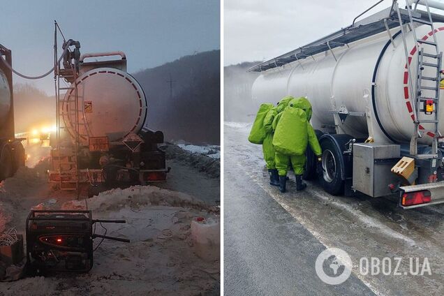 На Львовщине произошла утечка соляной кислоты: фото с места ЧП