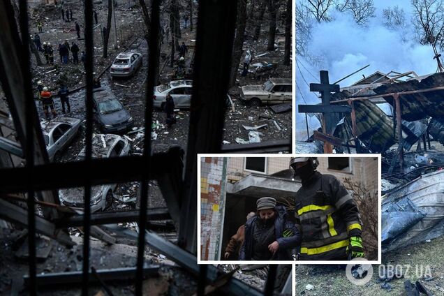 Россия нанесла массированный удар по Украине, по Киеву и Харькову летели 'Кинжалы': есть разрушения и погибшие, десятки людей пострадали. Фото и видео