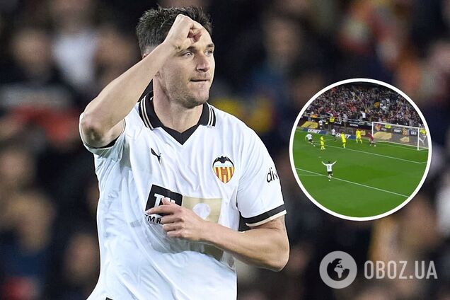 На 4-й минуте. Футболист сборной Украины забил дебютный гол в чемпионате Испании. Видео