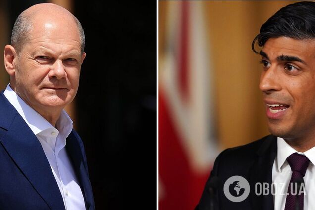 'Україна має й надалі отримувати підтримку': Шольц і Сунак провели телефонну розмову