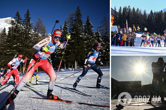 На Кубке мира по биатлону дисквалифицировали половину участников гонки. Фотофакт