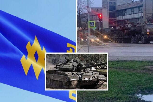 Партизаны заметили изуродованные танки ВС России в оккупированной Евпатории: фото, видео