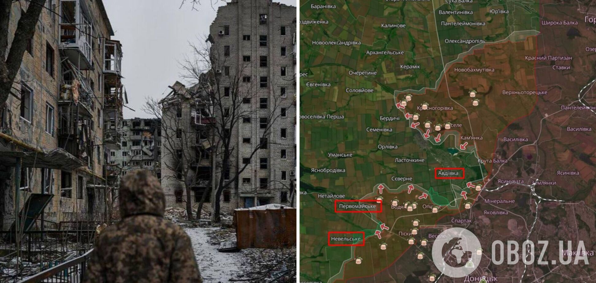 Окупанти зменшили кількість штурмів на Авдіївському напрямку: у ЗСУ пояснили, що відбувається. Карта